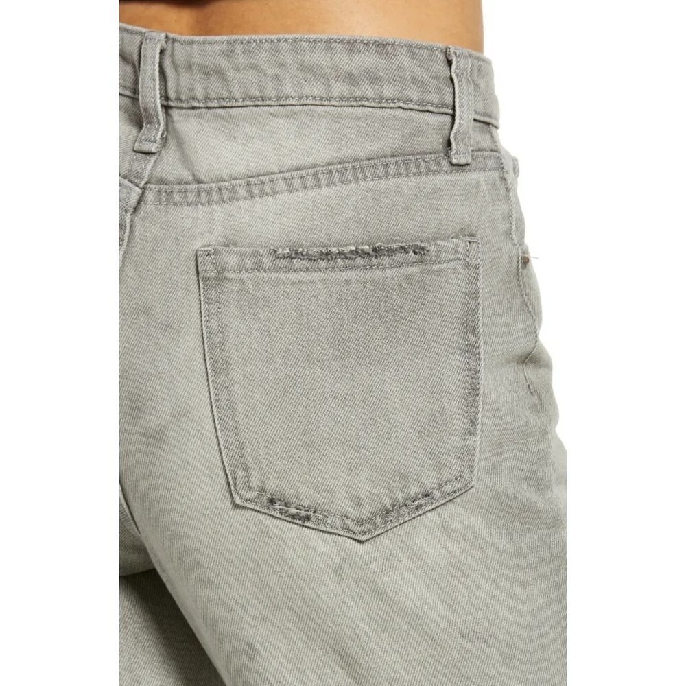 NWT BP Distressed Light Greywash High Waist Mom Jeans Size 26 - Picture 5 of 15